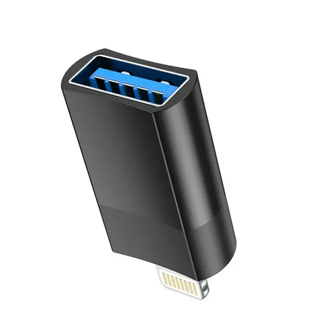 Αντάπτορας Hoco UA17 Lightning σε USB 2.0 με Λειτουργία OTG Μαύρο 2