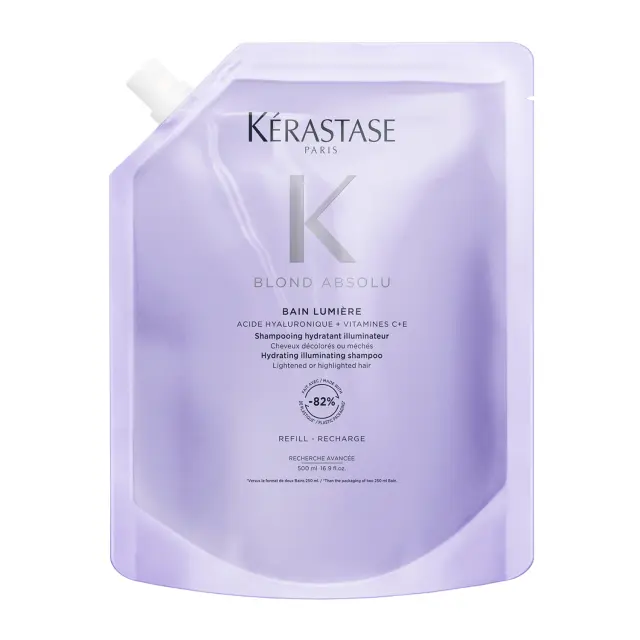 Blond Absolu Bain Lumiere Σαμπουάν Για Όλους Τους Τύπους Ξανθών Μαλλιών Refill 500ml