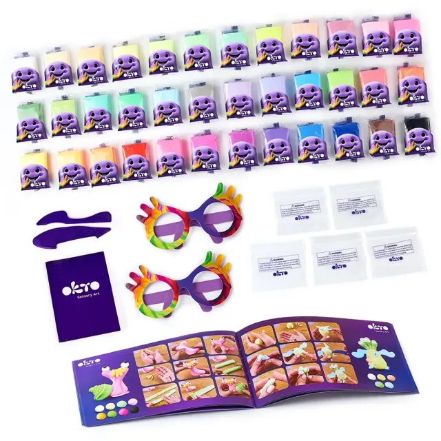 Okto DIY Δημιουργικό Sensory Σετ με Πηλό 36 Χρώματα (5+ ετών) 70149 3