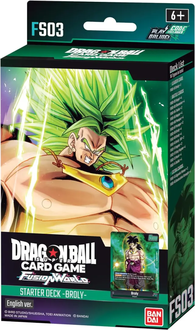 Dragon Ball Super Card Game Fusion World Starter Deck FS03 Eng