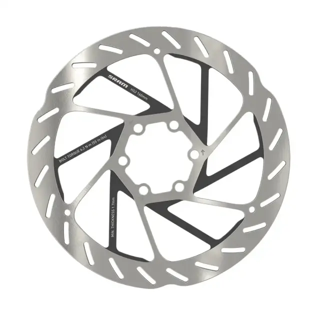 ΔΙΣΚΟΣ ΔΙΣΚΟΦΡΕΝΟΥ SRAM HS2 160MM 6-BOLT (STEEL BOLTS) ROUNDED