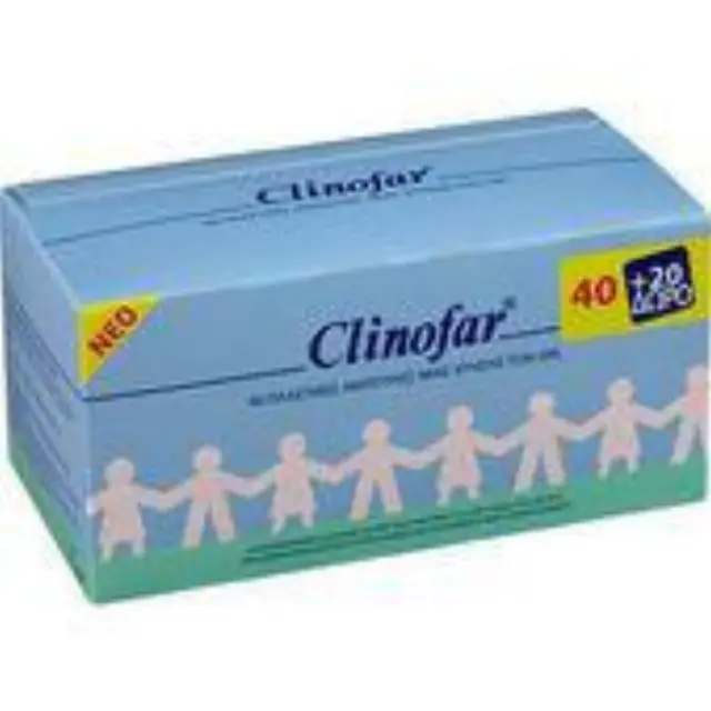 Clinofar Αποστειρωμένος Φυσιολογικός Ορός σε Αμπούλες για τη Μύτη και τα Μάτια 40+20 Δώρο x 5ml