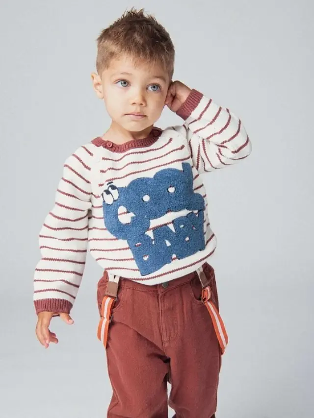 Βρεφικό Πουλόβερ για Αγόρια Cool Baby ΚΑΦΕ 2
