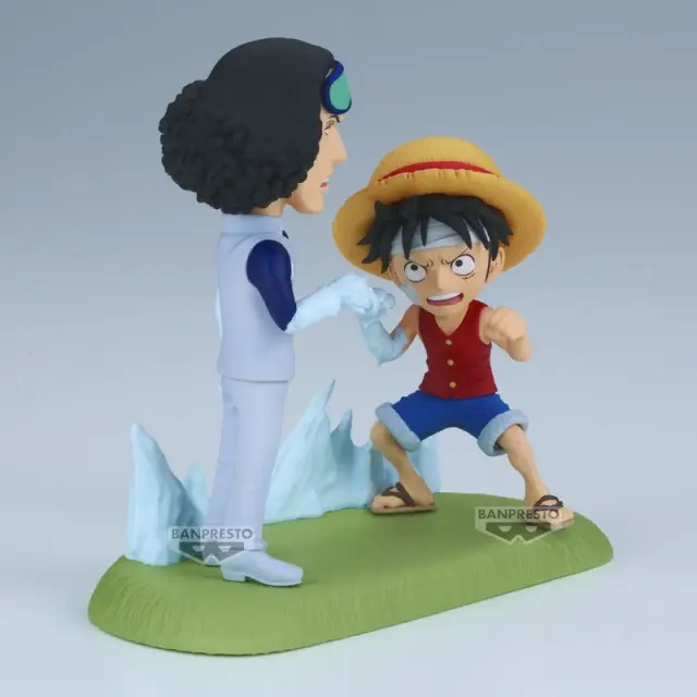 One Piece World Collectable Figure Log Stories Monkey D. Luffy vs Kuzan 9cm 2