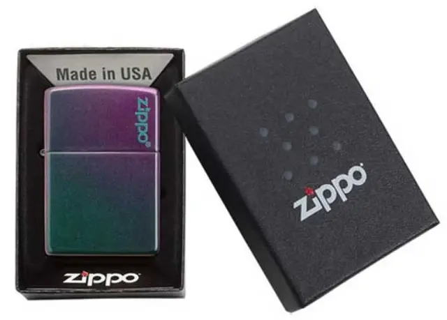 ZIPPO Αναπτήρας - 49146ZL Iridescent Με Λογότυπο Zippo 3
