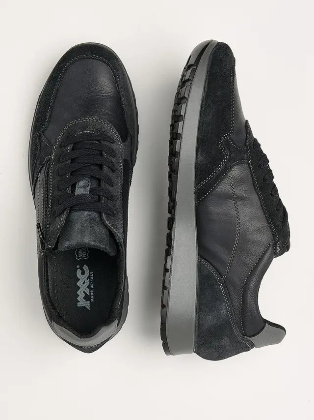 Imac Sneakers Ανδρικό δέρμα/δέρμα Nubuck Μπλέ IMA/253010 BLUE - 45 3