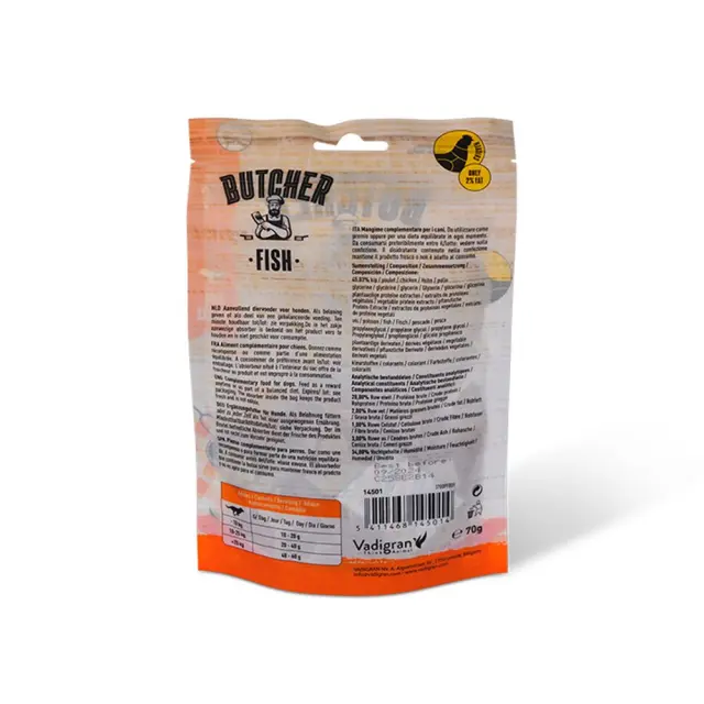 Vadigran Butcher BBQ Chicken & Fish Mini Λιχουδιά για Σκύλους 70gr 2