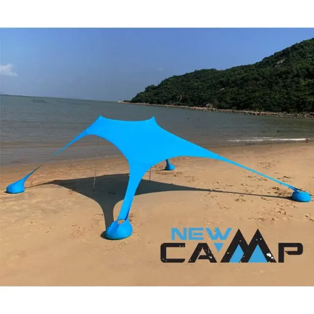 Τέντα Παραλίας Ελαστική NEW CAMP LYCRA SHELTER Aegean Blue 320x250cm 2