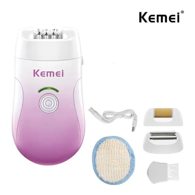 Kemei Αποτριχωτική Μηχανή Με 3 Κεφαλές KM-908B - Epilator Hair Remover 069206 2
