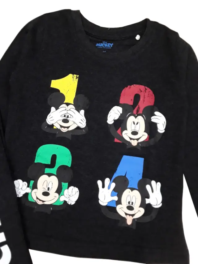 Πιτζάμα Μακρυμάνικη Mickey Dark Grey 8020267 - 5 Y (110cm) 2
