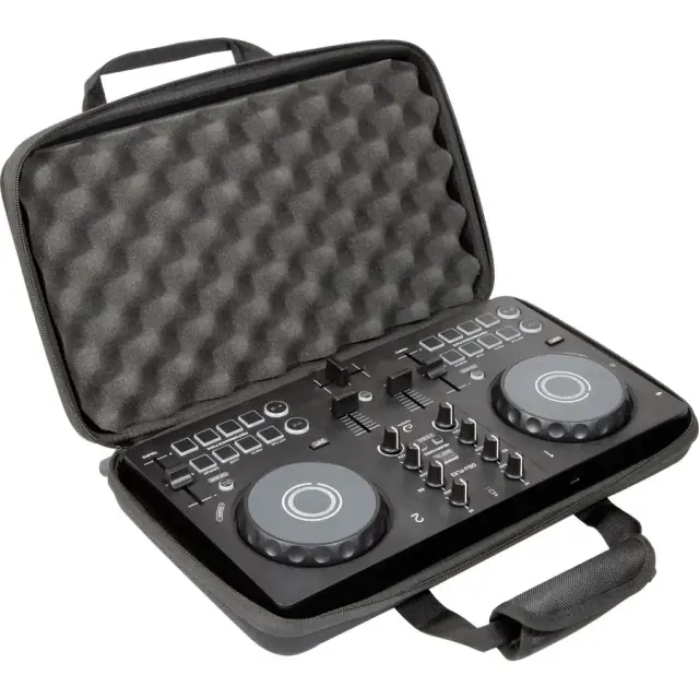 WALKASSE W-MCB-DDJFLX2 Shockproof Eva Case Alphatheta® DDJ-FLX2, Black (Shoulder bag). 3