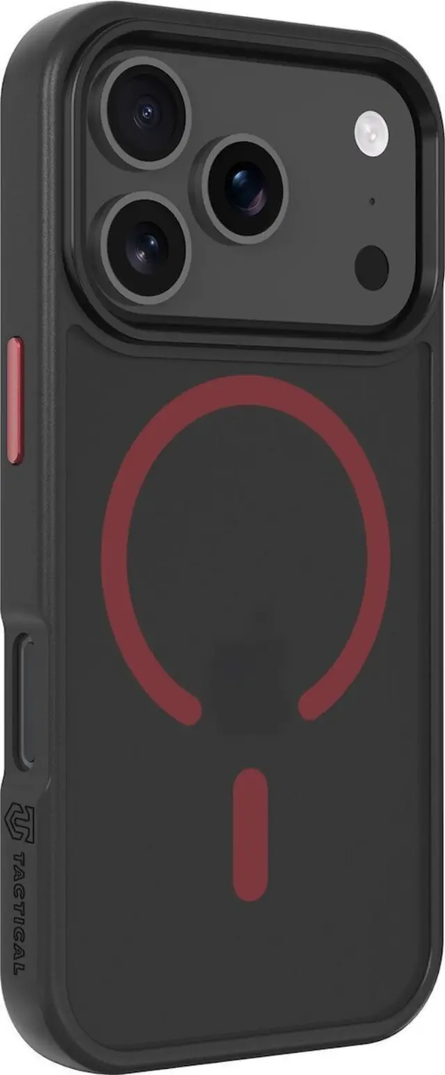 Tactical Magforce Hyperstealth Back Cover iPhone 18 Pro / 17 Pro Black/Red 2