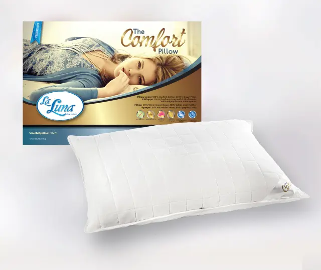 Μαξιλάρι ύπνου πουπουλένιο Comfort 50x70 Μέτριο 50x70 Μέτριο