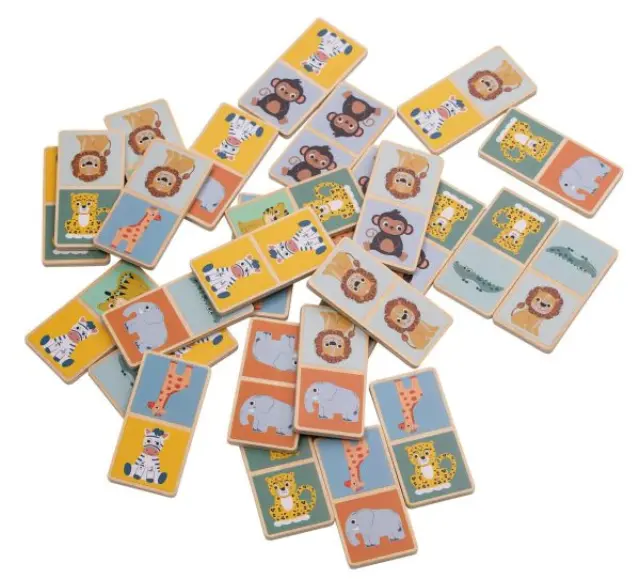 Free2Play Ξύλινο Domino Safari 28Τ. 85161 2