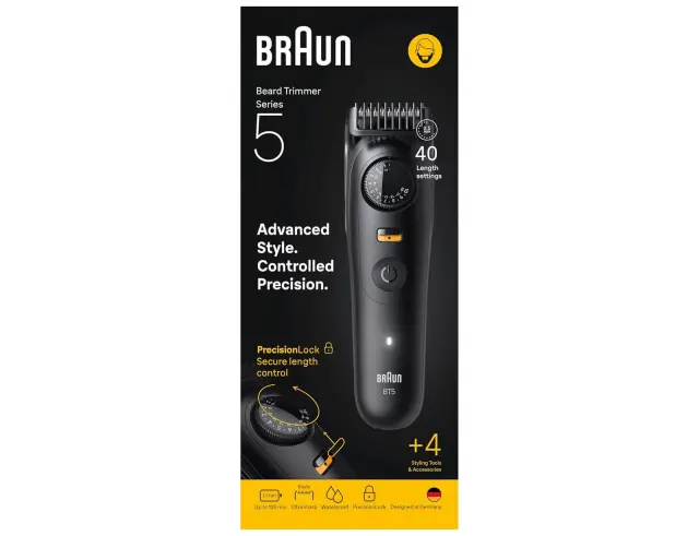 Επαναφορτιζόμενη Ξυριστική Μηχανή Braun Series 5 BT5520 με 3 εξαρτήματα και 40 ρυθμίσεις κοπής BT5520 2