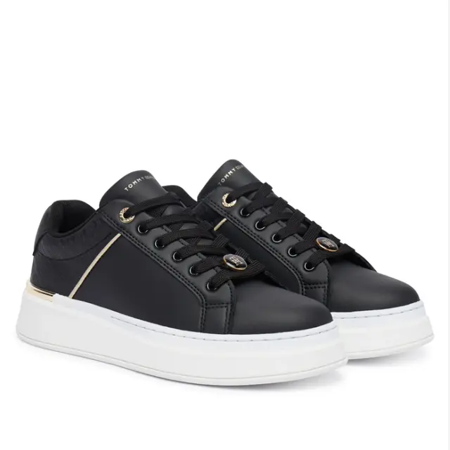 Παιδικά Sneakers Tommy Hilfiger Κορίτσι T3A9-35093-1955999 Μαύρα Μαύρο - 30 2