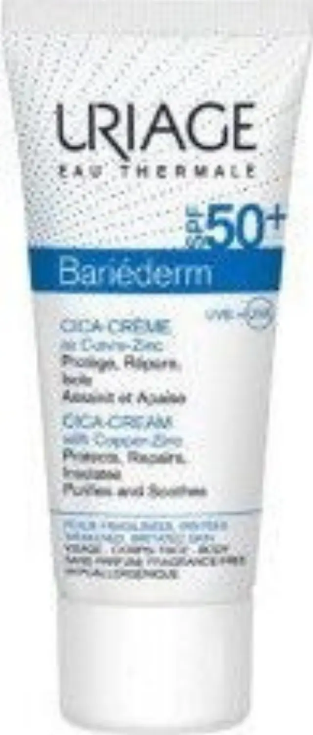 Uriage Bariederm SPF50+ Cica-Cream Αναπλαστική Κρέμα Προσώπου και Σώματος, 40ml