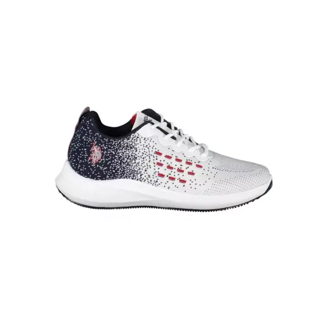 U.S. Polo Assn. - Ανδρικά Sneakers SPEEDY001M3T1-WHI-BLU01 Λευκό