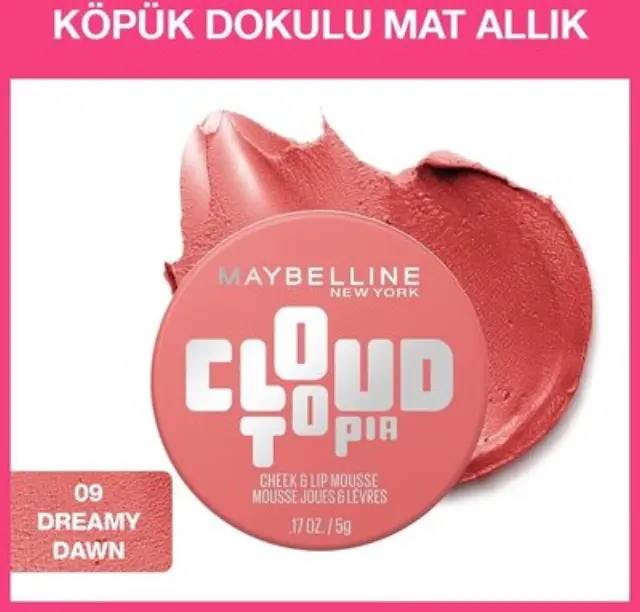 Maybelline - Cloudtropia Cheek & Lip Mousse - Dreamy dawn - Beauty