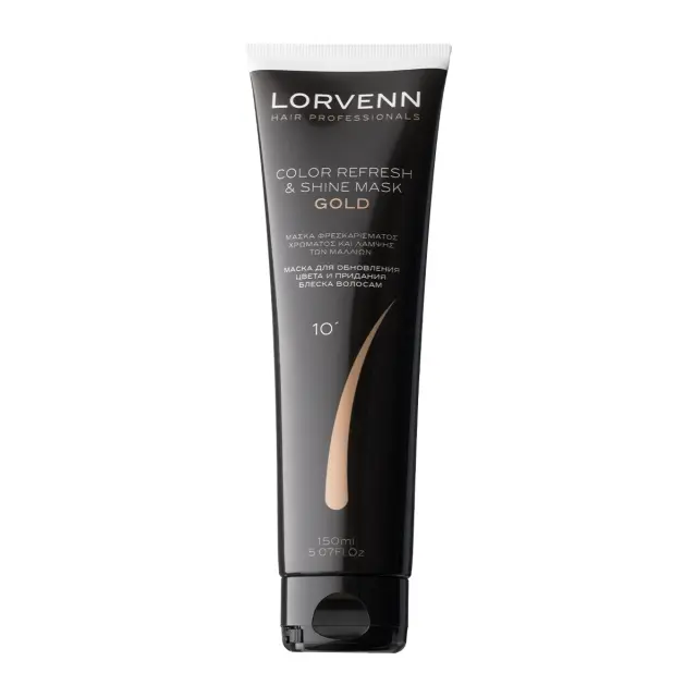 Lorvennn Color Refresh & Shine Mask Gold 150ml