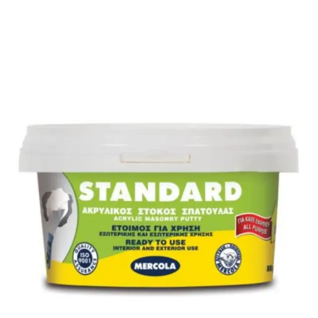 Mercola Standard Ακρυλικός Στόκος Σπάτουλας Έτοιμος για Χρήση - Λευκός - 400gr