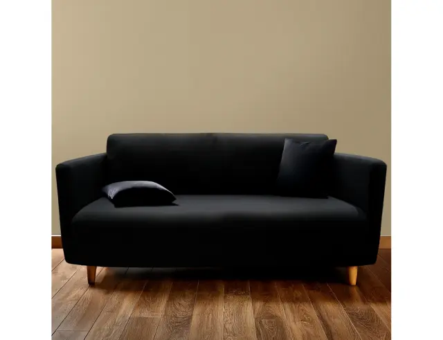 Ελαστικό Κάλυμμα Καναπε Mila Douceur d'intérieur με μήκος 180-230cm - Black 1612926 2