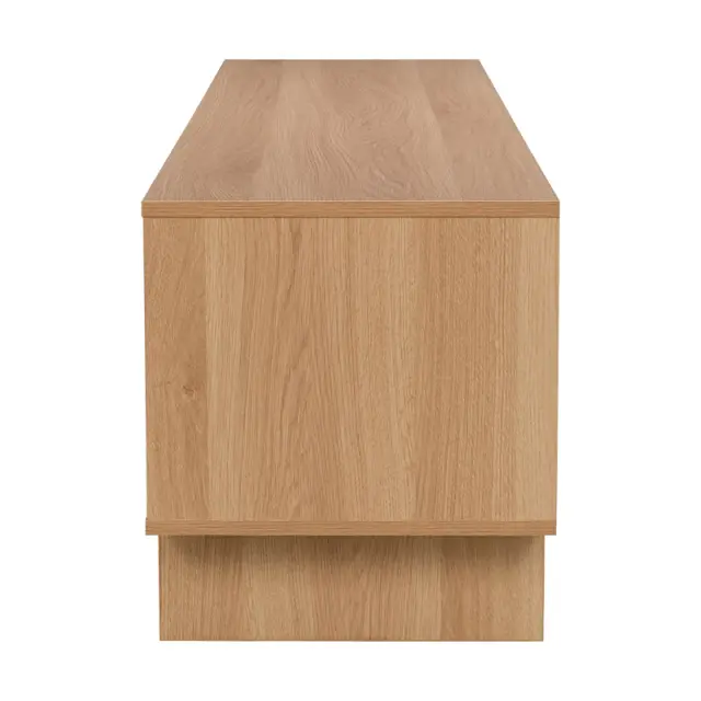Έπιπλο τηλεόρασης Jenfia pakoworld mdf σε φυσική απόχρωση 150x39x45,5εκ 2
