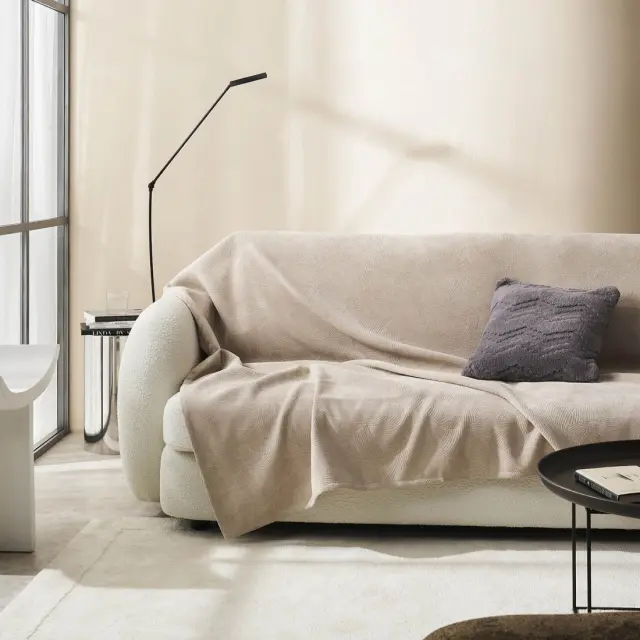Ριχτάρι Τετραθέσιου Gofis Home Nimbus 20-07-447-4/39 Warm Beige 180x350