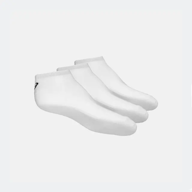 Asics Unisex 3 Pair Pack PED Cushioned Ankle Socks Άσπρο 155206-0001 (Asics) 2