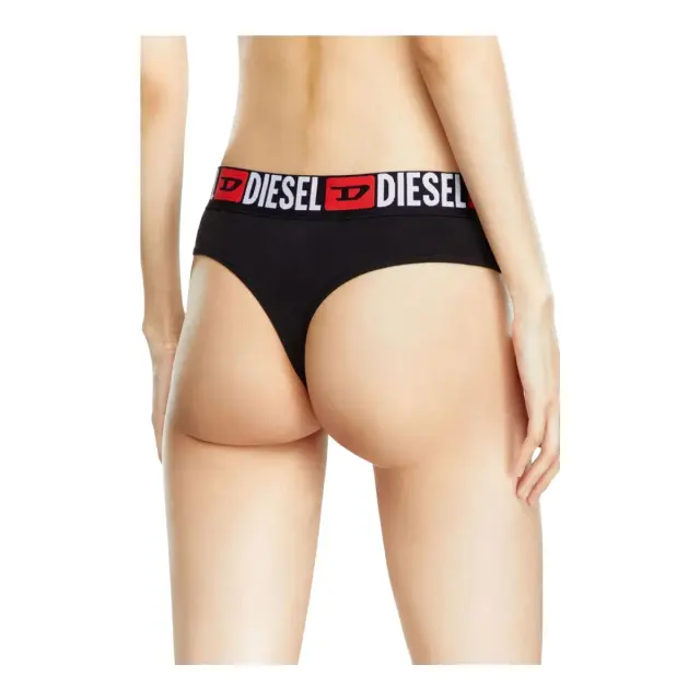 Diesel Γυναικείο String Stars All Over Logo - Τριπλό Πακέτο, Χρώμα Μαύρο - XS 3