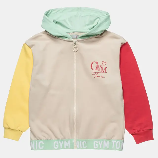 Ζακέτα Gym Tonic με ανάγλυφο τύπωμα