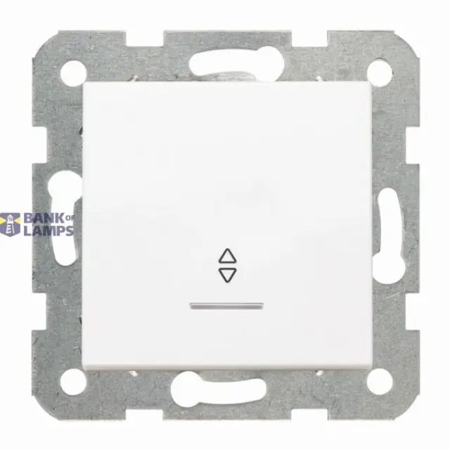 Karre-Meridian White (Quick Connection) Illuminated Two Way Switch