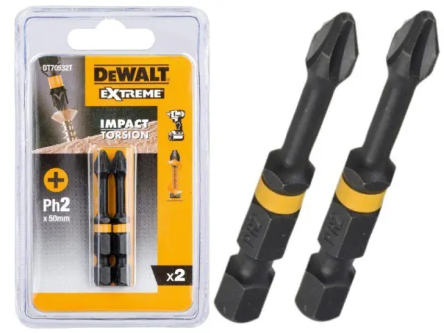 DeWalt DT70532T - Μυτες Torsion 2XPH2 50MM