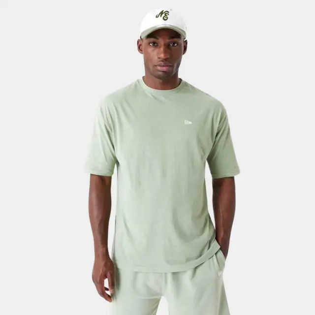 New Era Washed Oversized T-Shirt 60502674 Κοντομάνικη Μπλούζα Πράσινη 2
