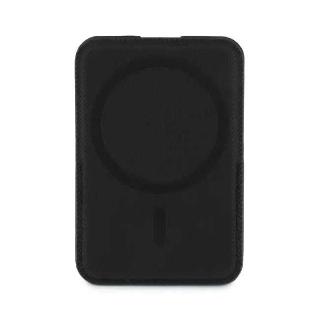 Lacoste PVC Iconic Petit Pique MagSafe Wallet with Stand Black 3