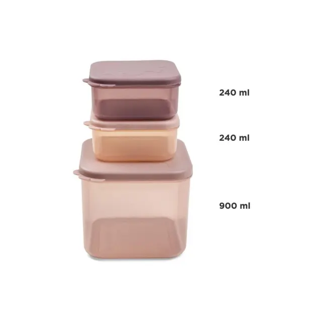 Δοχείο Αποθήκευσης Φαγητού Done By Deer Elphee Powder 2Τεμ 900ml & 240ml BR77645 3