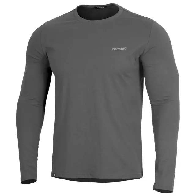 Pentagon Ageron 2.0 Long Arm Shirt-Μπλούζα για Καθημερινή Χρήση - 08WG-Wolf Grey-Γκρί Ανοιχτό