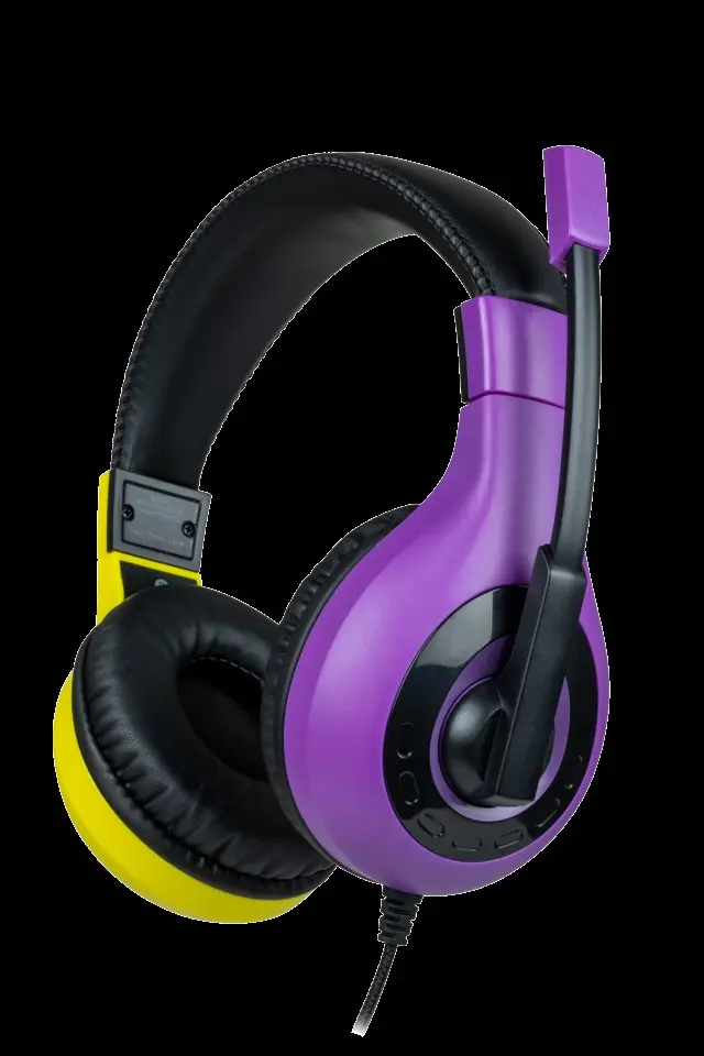 BigBen Interactive Stereo Gaming Headset V1 Purple AND Yellow Switch PlayStation 5