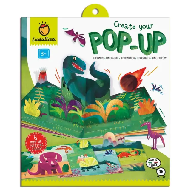 Ludattica Create Your Pop Up Dinosaurs/ LUD-23935 (Ludattica)