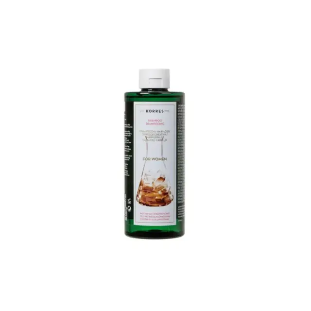Korres Women Tonic Hair Shampoo, Σαμπουάν για Γυναίκες κατά της Τριχόπτωσης με Κυστίνη & Γλυκοπρωτεϊνες, 400ml