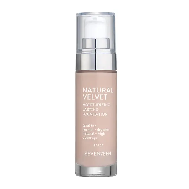 Seventeen Natural Velvet Longlasting Matte Foundation SPF20+ 35ml | Απόχρωση 05 Medium Beige