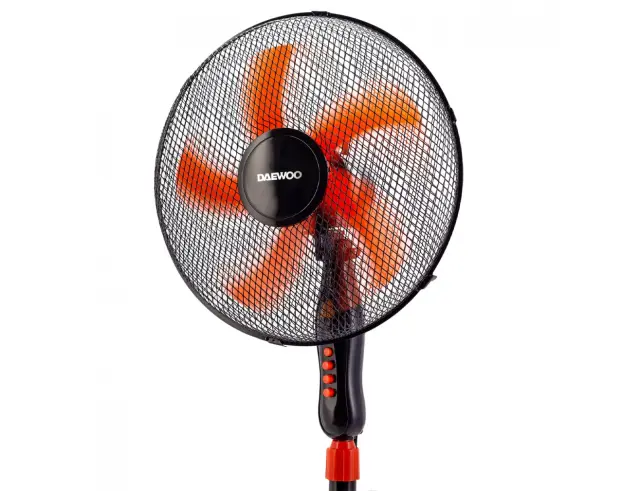 Ανεμιστήρας Ορθοστάτης Daewoo DDV166 με διάμετρο 40cm, ρυθμιζόμενο ύψος, ισχύ 50W και 3 ταχύτητες - Μαύρο/ΠορτοκαλίDDV166 3