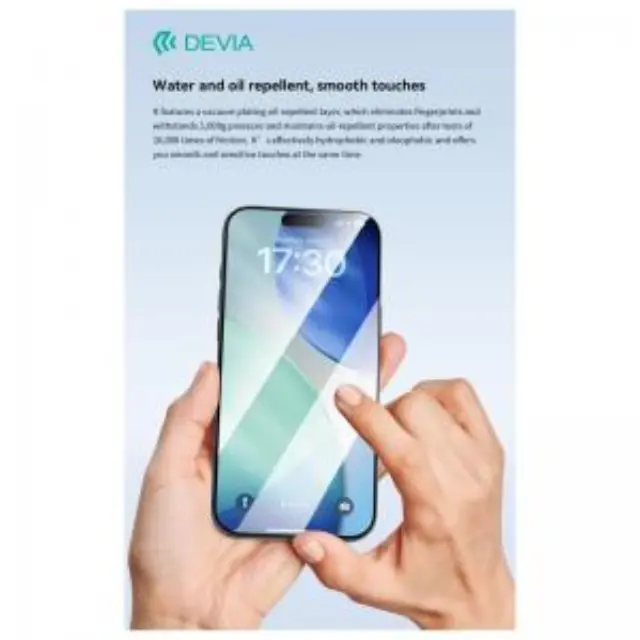 Tempered Glass Full Face HD Devia Apple iPhone 18 Pro/ 17 Pro με Βοηθητικό Εργαλείο Van Μαύρο (1 τεμ.) N69878 3