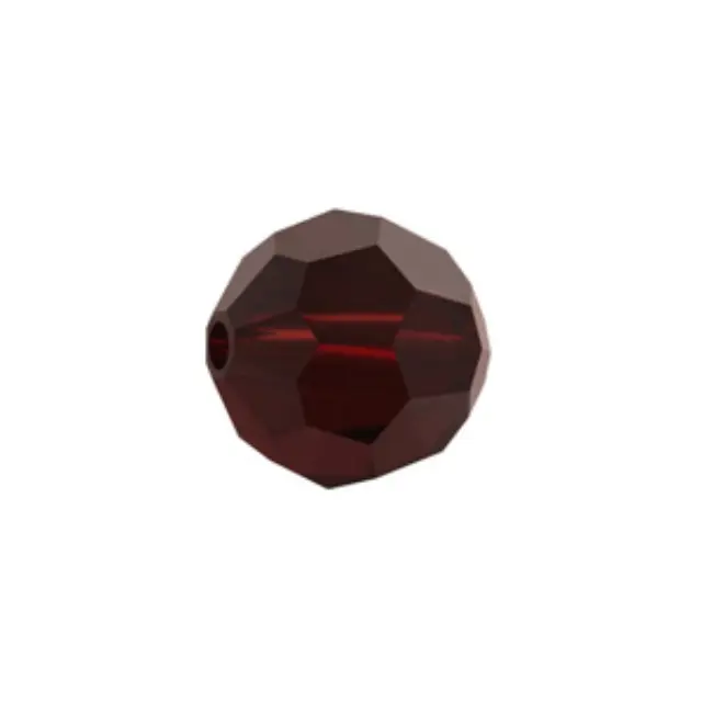 Swarovski 5000 Faceted Round Garnet 6mm - 10τεμ