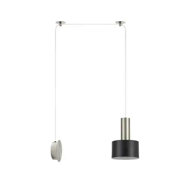 Απλίκα Τοίχου Adept Tube Μαύρο Ματ 50x14x300εκ.