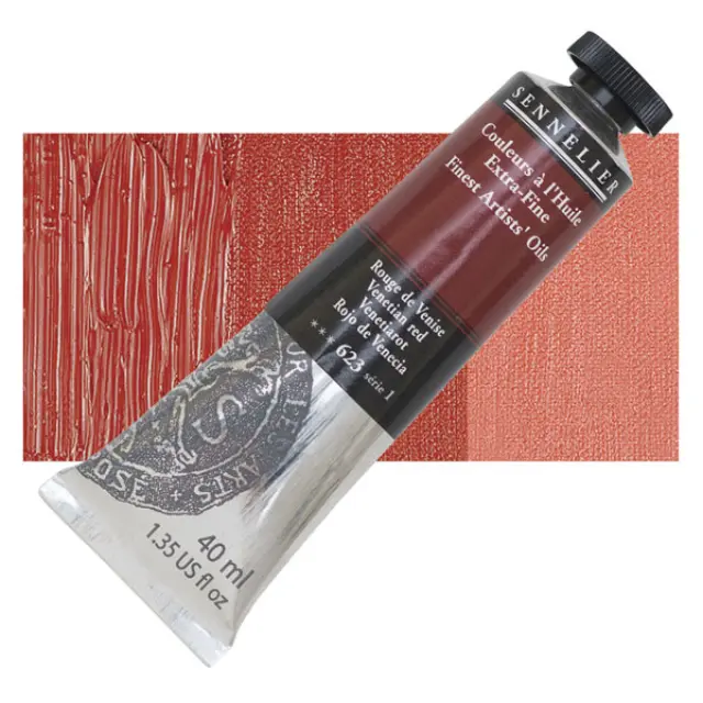 Sennelier Λάδι Finest Artists Oil 623 Venetian Red - 40ml
