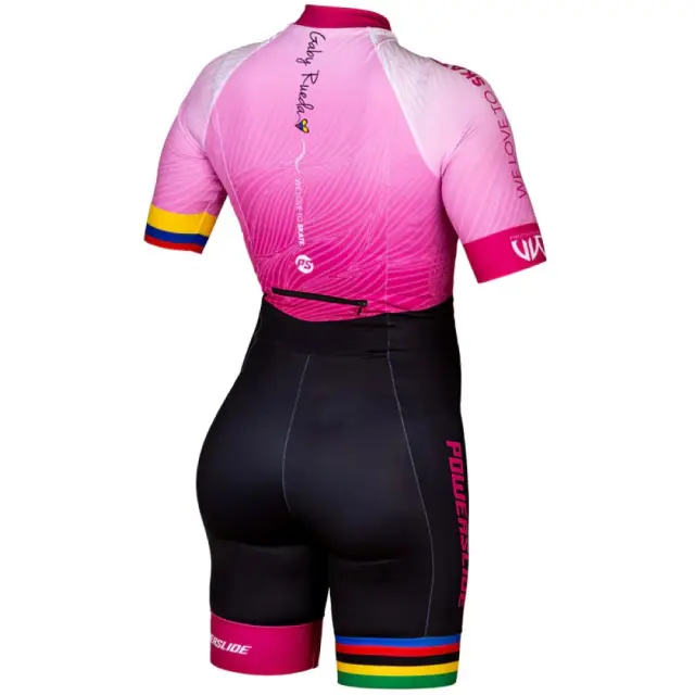 Powerslide Gaby Rueda Racing Suit Xsmall Μαύρο-Ροζ - XSmall 2