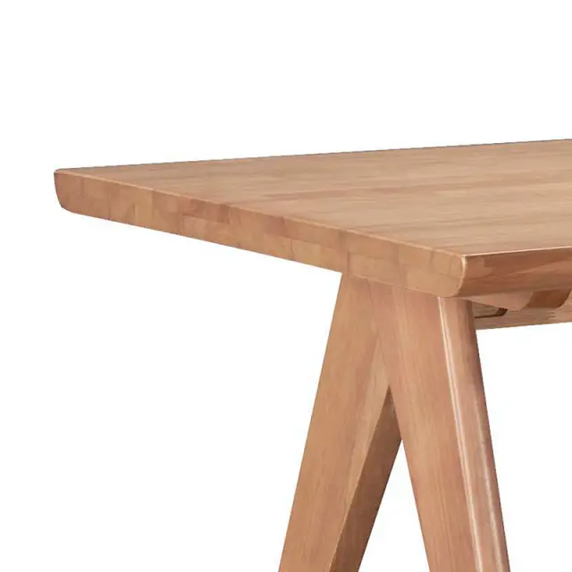 Τραπέζι Winslow pakoworld ξύλο rubberwood ανοικτό καρυδί 160x85x75εκ 2