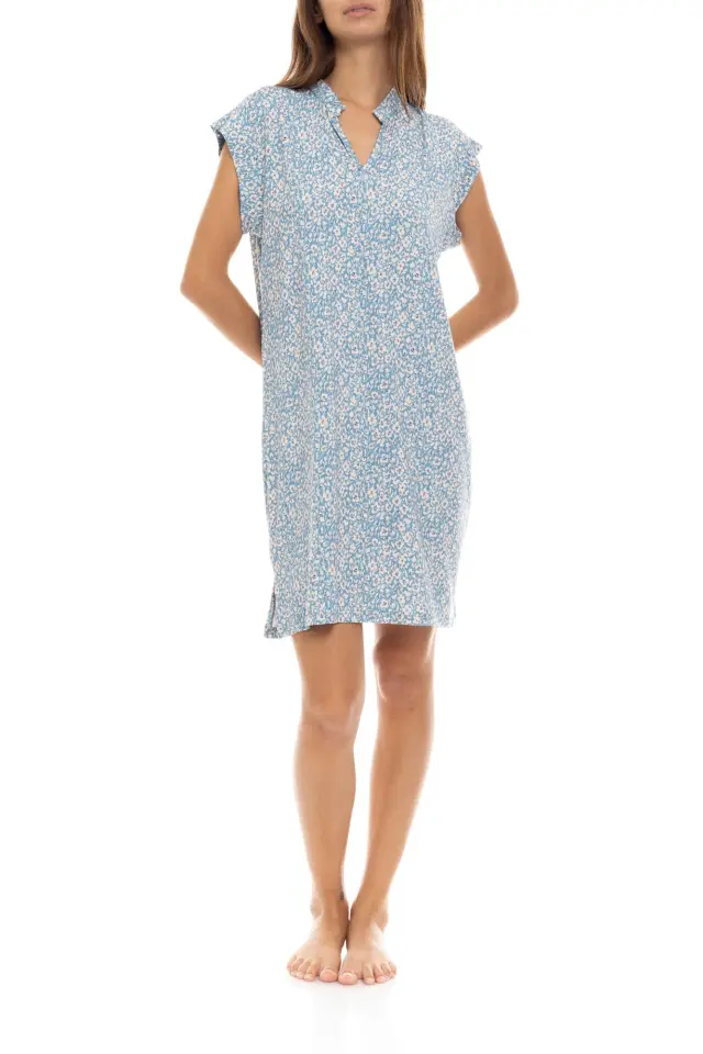 S1416 - Type - NIGHTGOWN BLUE FLOWER 2