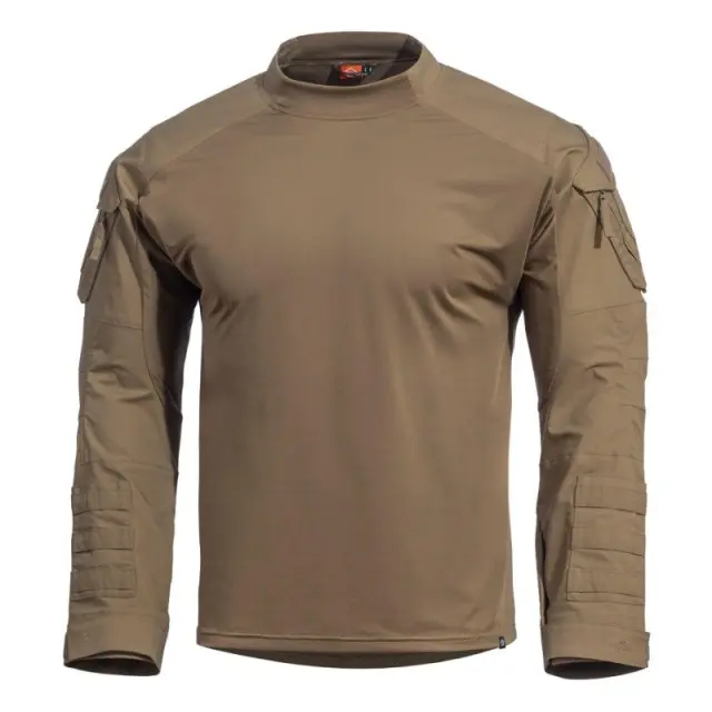 PENTAGON WOLF COMBAT SHIRT- Μπλούζα για Υπηρεσιακή και Τακτική Χρήση - 03-Coyote-Καφέ